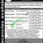 APS Kharian Jobs