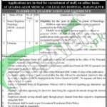 Employment Offers in  Quaid-e- Azam Medical College B.V Hospital 29 February 2016 Bahawalpur Latest