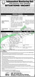 Situations Vacant in Health Department 2016 KPK NTS Jobs Apply Online Latest Advertisement
