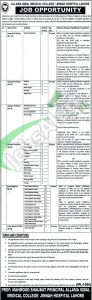 Allama Iqbal Medical College 06 February 2016 Recruitment Offers