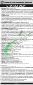 AJK University Jobs