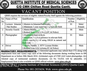 QIMS Jobs