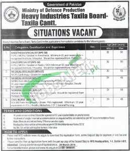 Heavy Industries Taxila Jobs