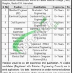 Fazaia Medical College Islamabad Jobs