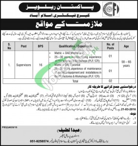 Pakistan Railways Jobs