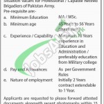 Cadet College Gadap Jobs