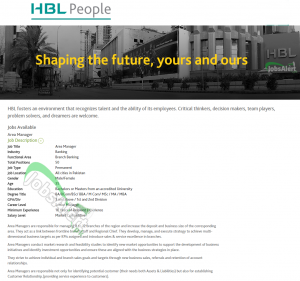 HBL Jobs