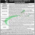 Sialkot Airport Jobs