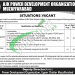 AJK Power Development Organization Jobs