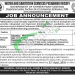 WSSP Peshawar Jobs