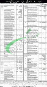 Health Department Lahore Jobs