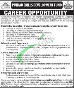 PSDF Jobs