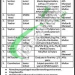 Army Public School Jobs