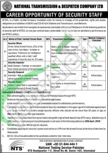 NTDCL Jobs 2016 NTS Application Form Download Online