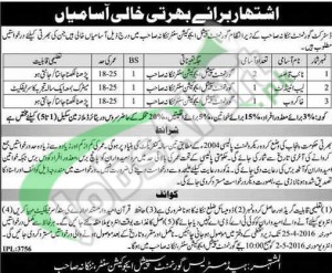 Career Offers in Nankana Sahib 2016 In District Govt For Naib Qasid Khakrob