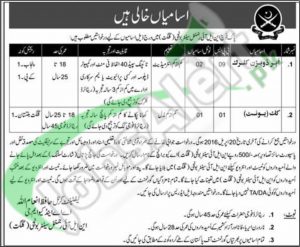 Career Offers in NLI Regimental Centre Pak Army 2016 Employment Opportunities