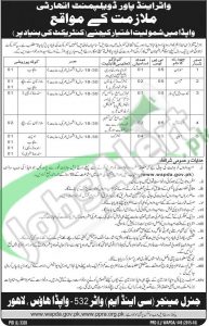 WAPDA Jobs April 2016 in Sindh & Punjab Latest Add