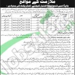 Career Opportunities in WAPDA Lahore April 2016 For Naib Qasid Chowkidar