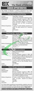 Khyber Bank Jobs