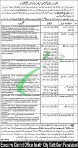 Health Department Faisalabad Jobs