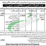 Anti Terrorism Court Jobs