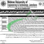 Mehran University Jamshoro Jobs