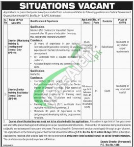 Federal Government Organization Jobs