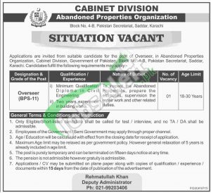 Cabinet Division Jobs