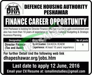 DHA Peshawar Jobs