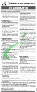 Pakistan Reinsurance Company Limited Jobs