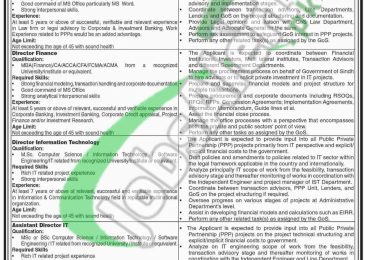 Information Science and Technology Department Sindh Jobs