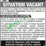 NCA Rawalpindi Jobs