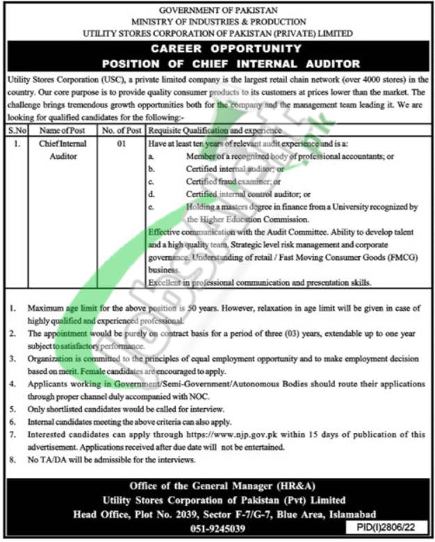 Utility Stores Corporation Jobs