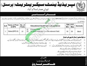 President Secretariat Jobs