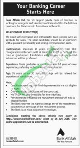 Bank Alfalah Jobs