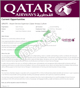 Qatar Airways Jobs