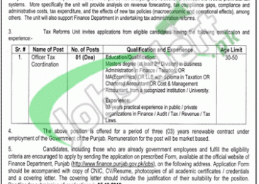 Finance Department Jobs
