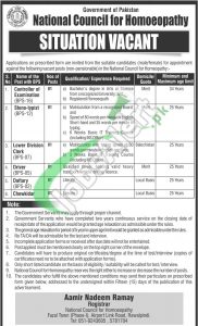 National Council for Homeopathy Jobs