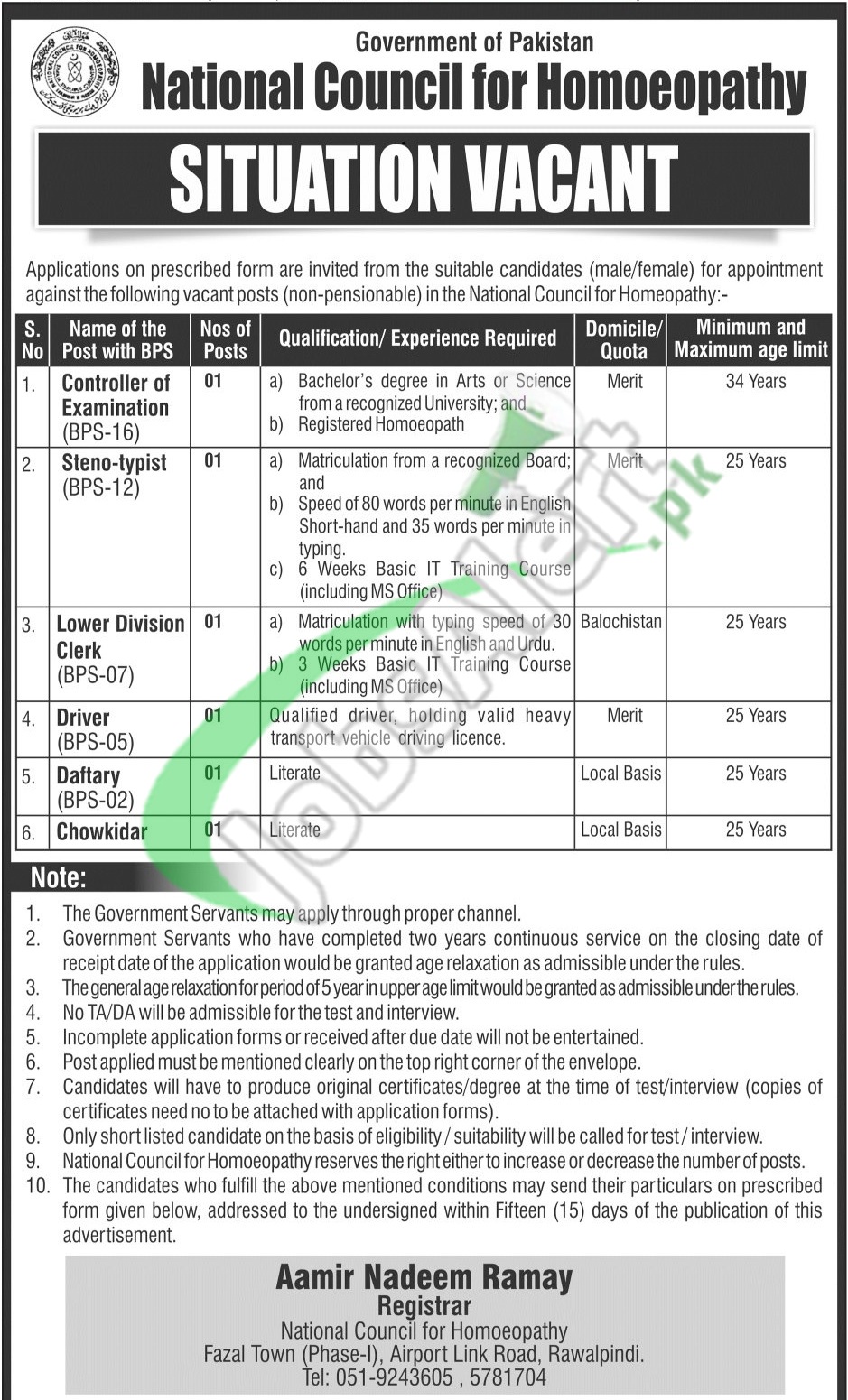National Council for Homeopathy Jobs