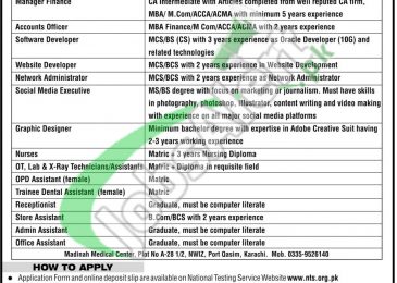 Madina Medical Center Karachi Jobs