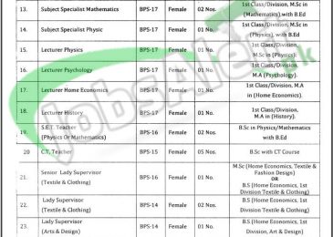 City District Govt Educational Institutes