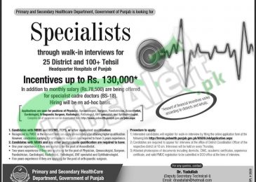Primary and Secondary Healthcare Department Punjab