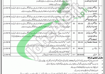 Health Department Jobs in Bahawalpur 2016