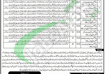 Health Department Lahore Jobs