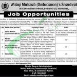 Wafaqi Mohtasib Jobs