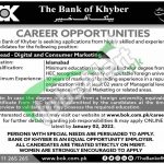 Bank of Khyber - BOK Jobs