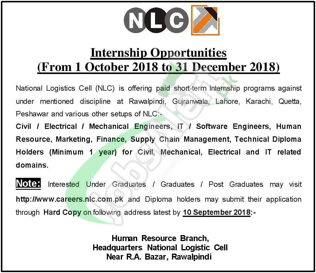 NLC Internship 2018