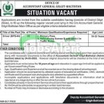 Office of the Accountant General Gilgit Baltistan Jobs