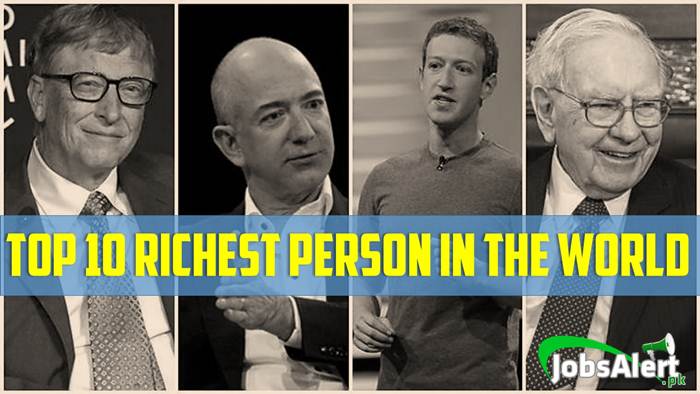 Top Ten Richest Billionaires in the World 2024