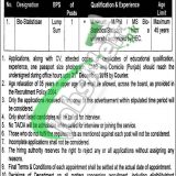 Health Department Lahore Jobs